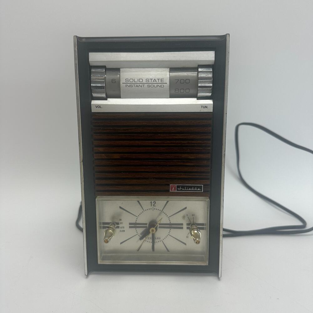 Vintage Juliette Solid State Instant Sound AM Clock Radio Topp ACR-860 - Tested!